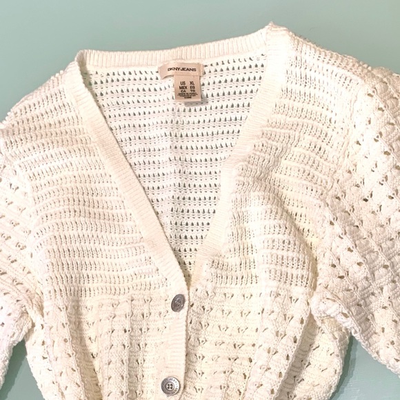 DKNY White Sweater - Picture 3 of 3